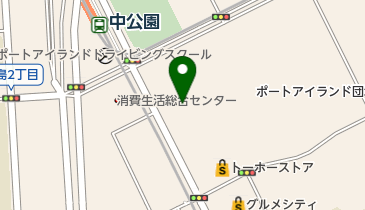片平モータース ポートアイランド支店の地図画像