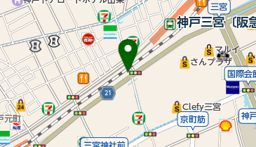 ほていやカバン店の地図画像