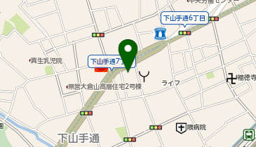 下七会館の地図画像
