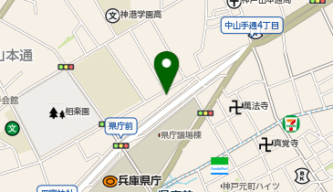 ひょうご女性交流館の地図画像