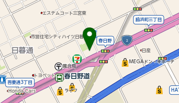 ダスキンレントオール新神戸ステーションの地図画像