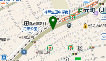 神戸パイパーズクラブの地図画像