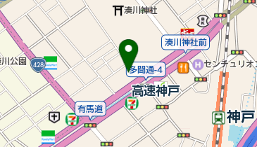 カウンセリングオフィス神戸同人社の地図画像