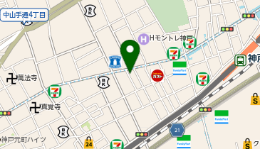 東京治療の地図画像