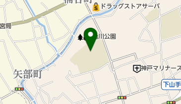 神戸市立 山の手学童保育コーナーの地図画像