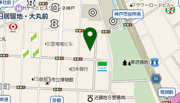 モンベル神戸三宮店の地図画像