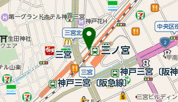 デリカフェ・キッチン三ノ宮店の地図画像