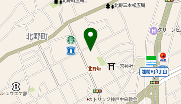 神戸バプテスト教会の地図画像