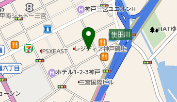 こうべ市民福祉交流センターの地図画像