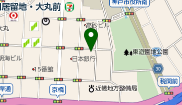 ヴェレダナチュラルケアスタジオKOBEの地図画像