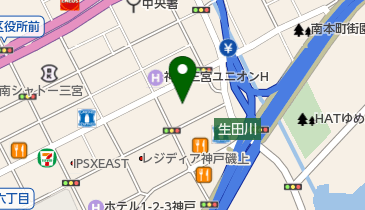 コーセー化粧品販売株式会社神戸支店の地図画像