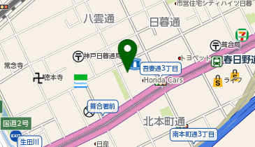 アウディ神戸の地図画像