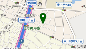 神戸市立 東川崎児童館の地図画像