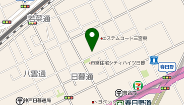 春日野地域福祉センターの地図画像