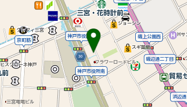 クイーンズコートの地図画像