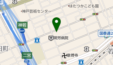 朝日新聞サービスアンカー 熊内の地図画像