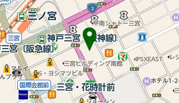 ダンロップクラブハウス神戸店の地図画像