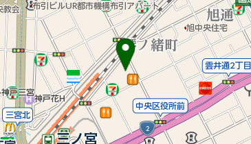 バドミントンプロショップチャンプの地図画像