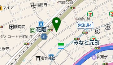 元町フラワーの地図画像