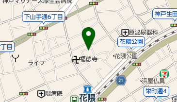 福原商店の地図画像