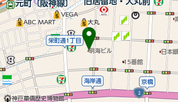 ラミール 旧居留地本店の地図画像