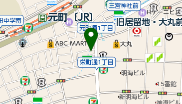 KOBEHIRO元町店の地図画像