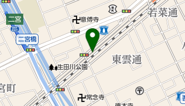 有限会社竹下商店の地図画像