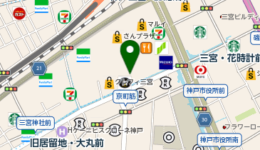株式会社フィッシングマックス三宮店の地図画像