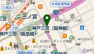 アレックス 三宮店の地図画像