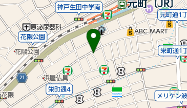 奈良山元町本店の地図画像