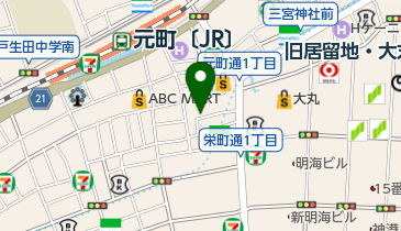 ミレモーダの地図画像