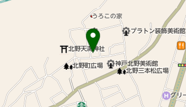 キャプテンハウスの地図画像