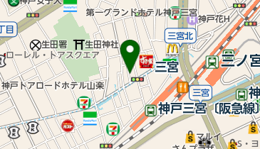 三宮薬局の地図画像