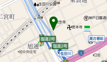 ユタカ調剤薬局 生田川店の地図画像
