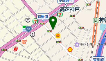 理容タガの地図画像