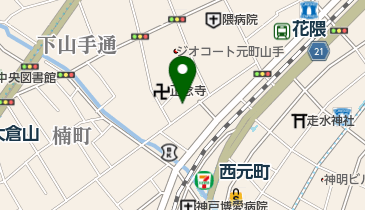 白蘭理容館の地図画像