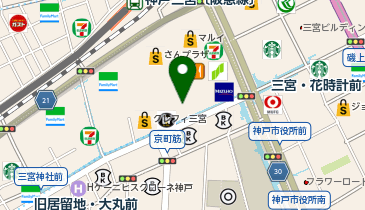 りずむぼっくす 三宮店の地図画像