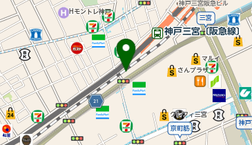 皆様食堂の地図画像