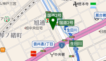 ピザハット三宮店の地図画像
