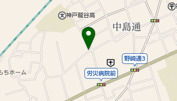 春日野墓地協会の地図画像