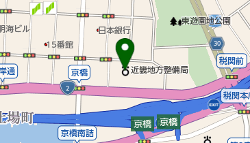 大阪入国管理局神戸支局 総務課の地図画像