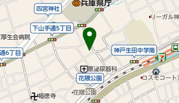 社団法人兵庫県シルバー人材センター協会の地図画像