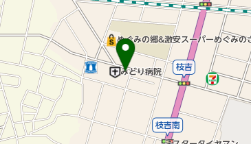 枝吉ヘルパーステーションホープの地図画像