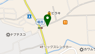 笹尾酒米店の地図画像