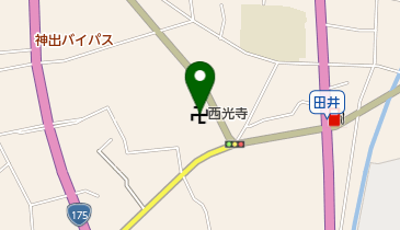 西光寺の地図画像