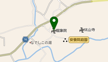 龍象院の地図画像