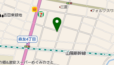 春陽電機工業株式会社の地図画像