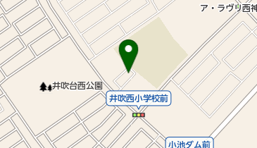 井吹台動物病院の地図画像
