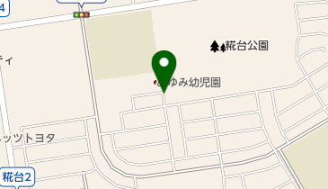 糀台野球場の地図画像