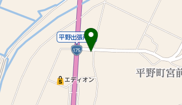 さんぱつやおかだの地図画像